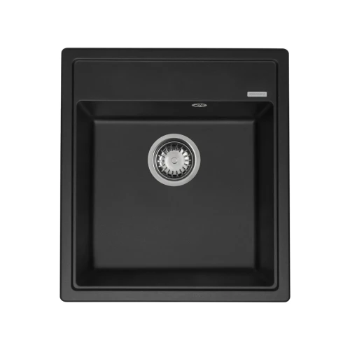 Мойка AquaSanita Rock SQR 100 601 AW black metallic