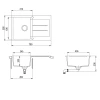 Мойка AquaSanita Tesa SQT 101 111 AW silica