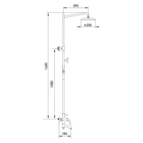 Душевая система Rose R0236E