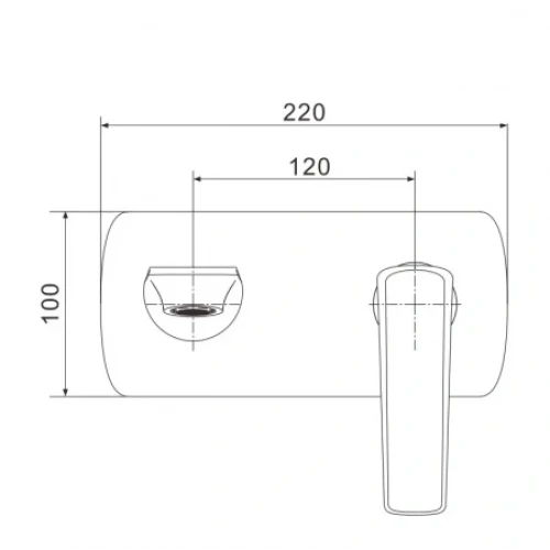 Смеситель для раковины Rose R1341F белый/хром