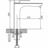 Смеситель для раковины Shevanik S8511H